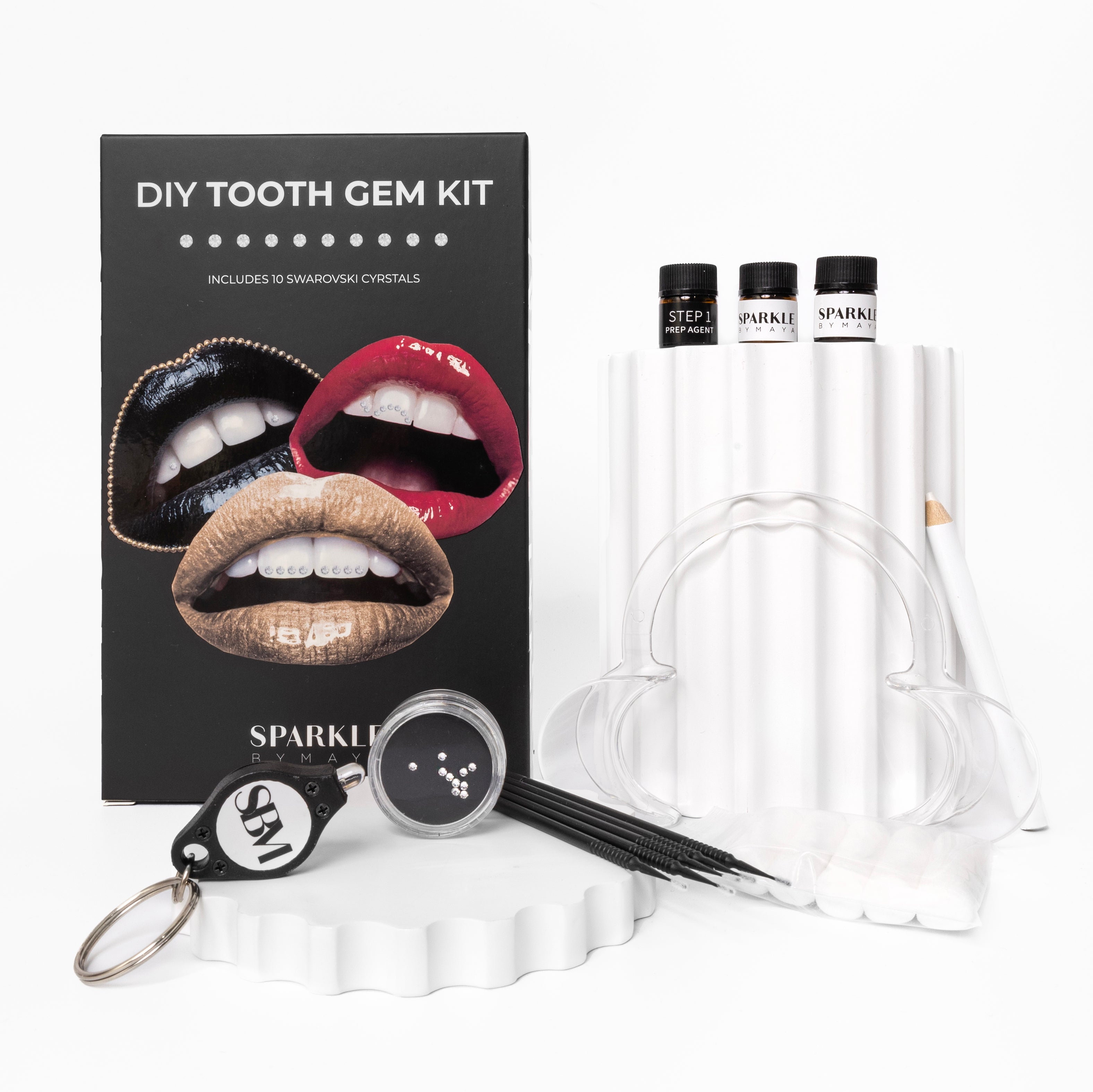 Professional DIY Tooth Gem Kit, Tooth Gem Starter Indonesia